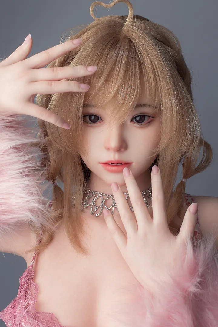 148cm (4ft10) B罩杯 頂級擬真 矽膠 性愛娃娃 Mia, ROS 头部 22b